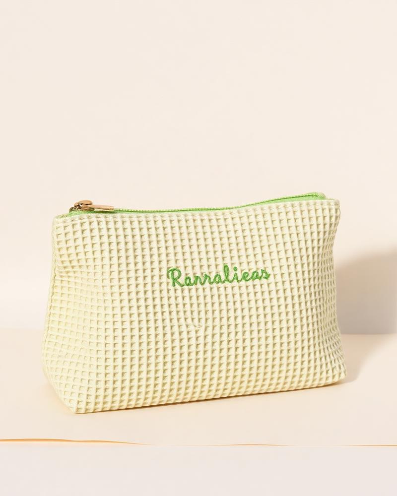Waffle pouch, lime